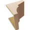 Ekena Millwork 12"W x 12"D x 12"H Wide Monterey Rough Cedar Woodgrain TimberThane Corbel, Primed Tan CORUR12X12X12MONRCPR - alternate 4